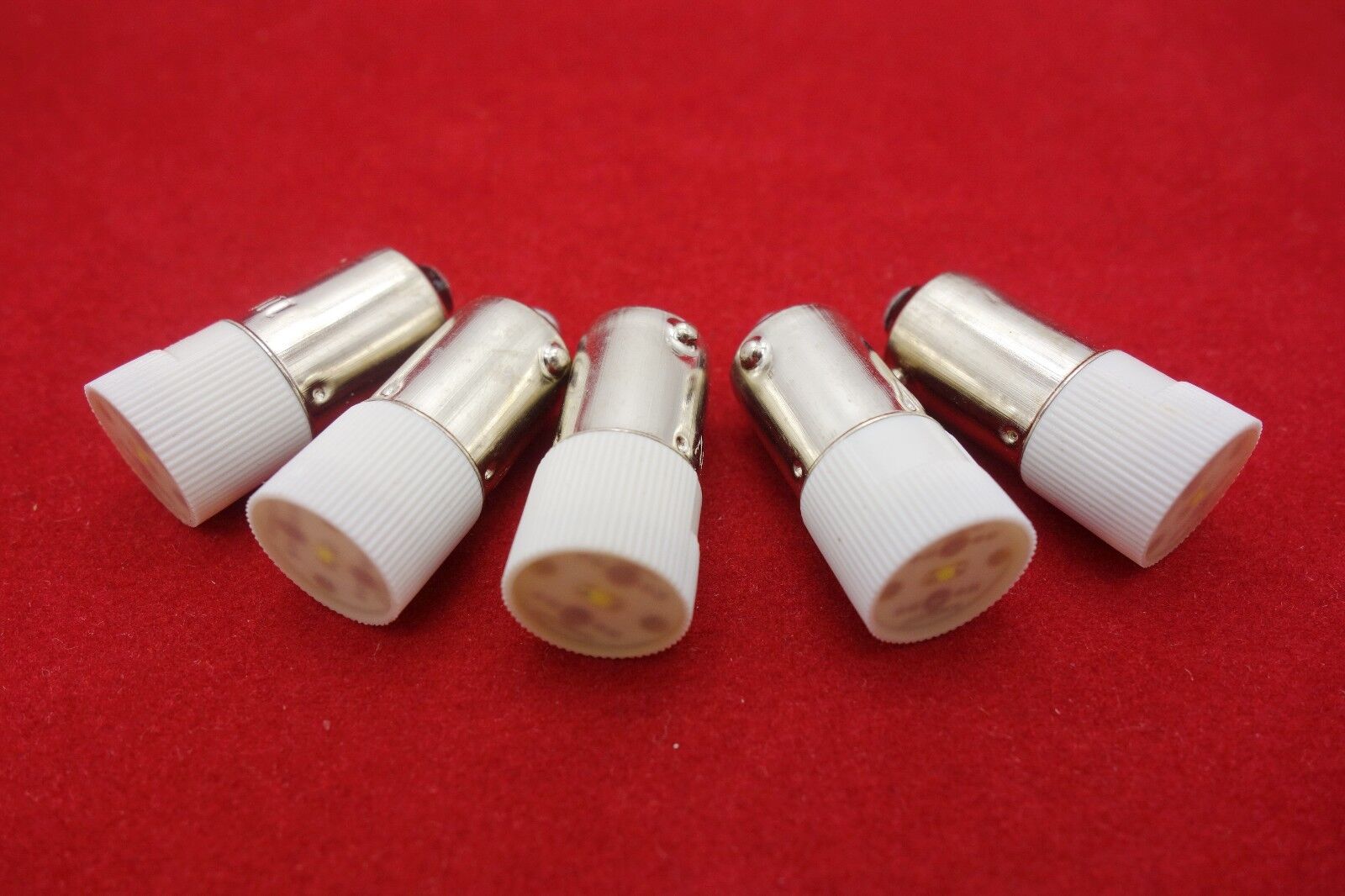 5PCS BA9S LED BULB 110V AC WHITE COLOR Base Dia.9mm