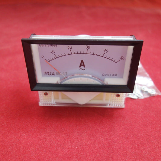 1pc AC 50A Analog Ammeter Panel AMP Current Meter 69L17 69L9 direct connect