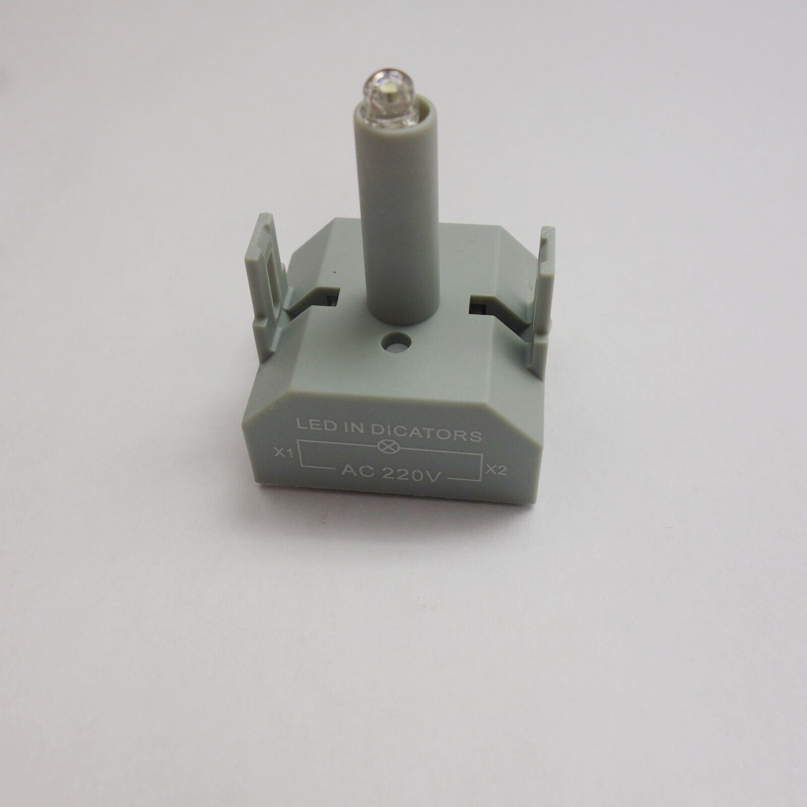 2PCS Lamp Holder LED light block D/B28 Blue Color 220V AC use for LA38 LA39