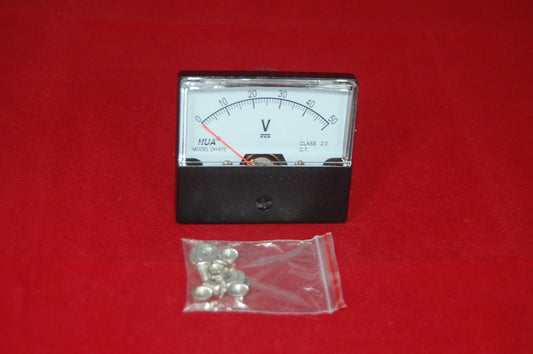 DC 50V Analog Voltmeter Panel Voltage Meter DC 0-50V 60*70MM directly Connect