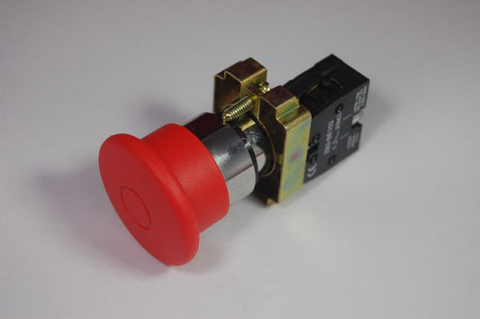 1PC Mushroom head Push-pull Emergency switching off pushbuttons Fits XB2BT42