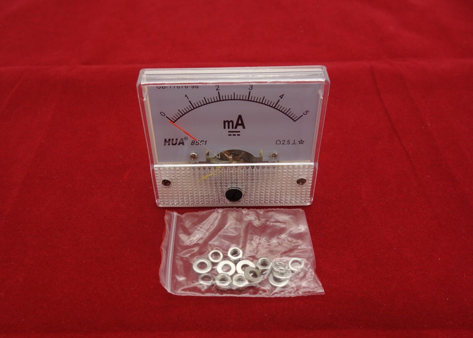 DC 5mA Analog Ammeter Panel Current Meter 85C1 0-5mA DC directly Connect