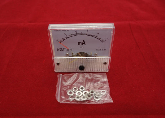DC 5mA Analog Ammeter Panel Current Meter 85C1 0-5mA DC directly Connect