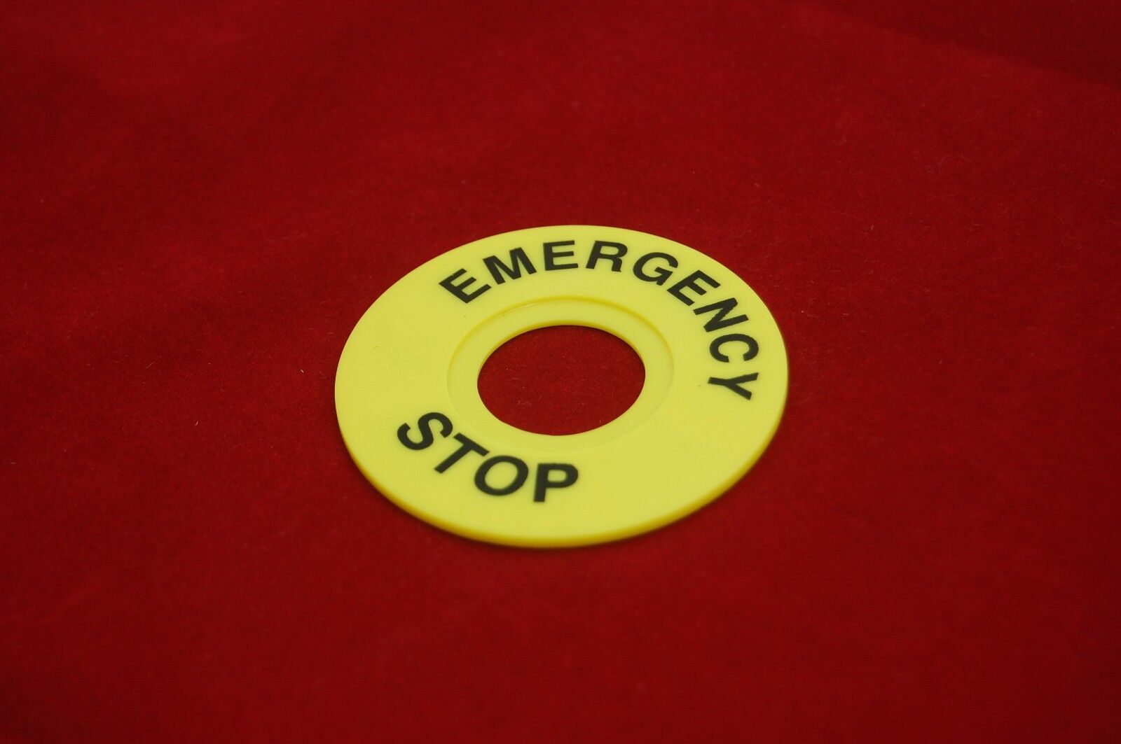 5pcs 60MM Circular Legend plate for Emergency stop Fits ZBY 9330 ZB2-9330