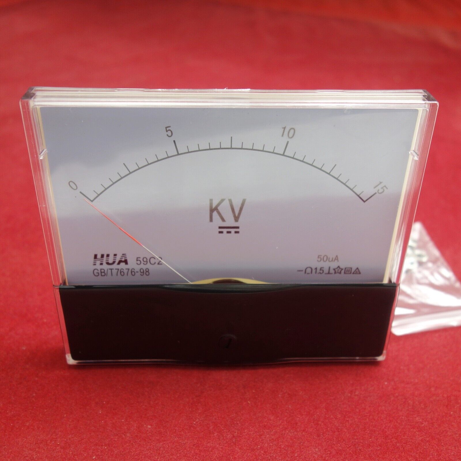 DC 0-15KV 50uA Analog Voltmeter Analogue Voltage Panel meter 100x120mm 59C2