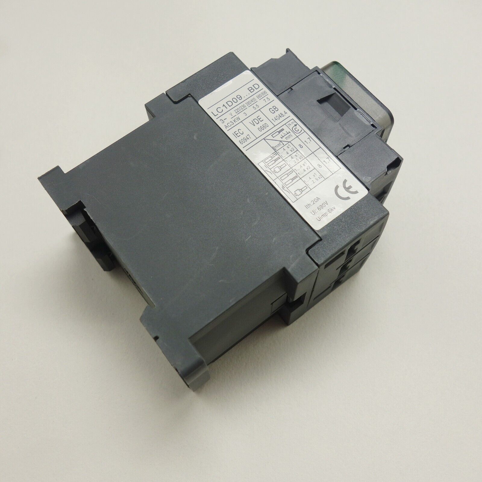 1pc FITS LC1D12BD/ED/FD/MD DC CONTACTOR 12A DC 24V 48V 110V 220V Replacement