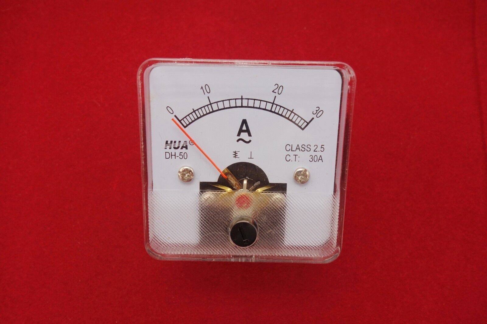 AC 30A Analog Ammeter Panel AMP Current Meter 50*50mm 0-30A directly Connect