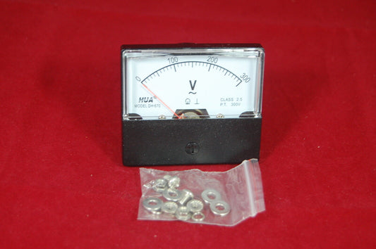 AC 0-300V Analog Voltmeter Analogue Voltage Panel Meter 60*70 directly Connect
