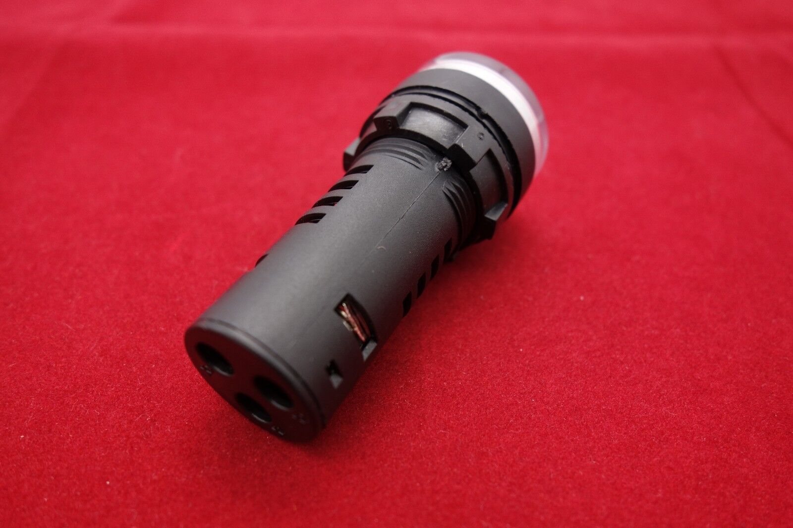 2PCS Cutout 22mm Red LED Isolation brake Position Indicator light 24V DC/AC