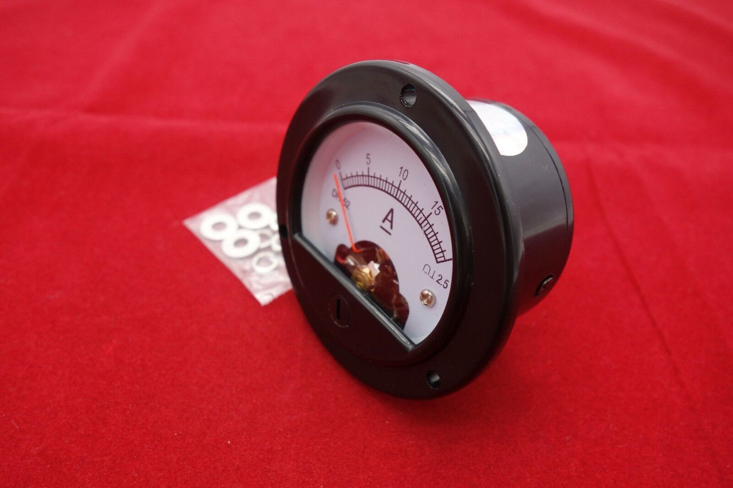 DC 0- 20A Round Analog Ammeter Panel Current Dia. 66.4mm DH52 direct connect