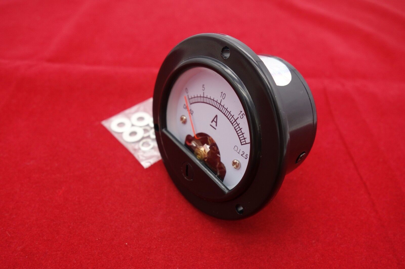 DC 0- 20A Round Analog Ammeter Panel Current Dia. 66.4mm DH52 direct connect