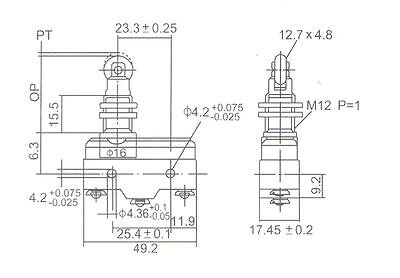 NEW 1 PC fits Z-15GQ22-B Micro Switch 250V AC 15A