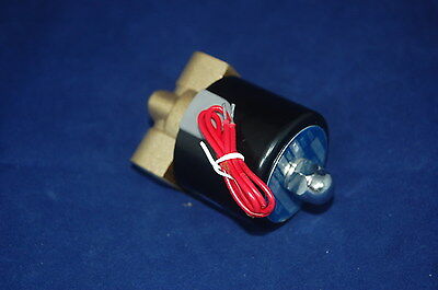 3/8" 2/2 Way  Electric Solenoid Valve 12V DC-Volt Air, Gas,Fuel brass body