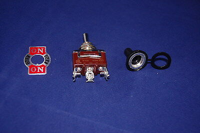 2PCS 3PIN ON-OFF-ON Toggle Switch 15A Screw Termianls MONENTARY water proof 