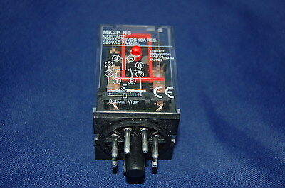 ONE  NEW PLUG IN RELAY 8PIN 2P FITS MK-2PNS 24V DC COIL