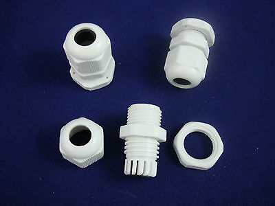 10PCS PG9 Waterproof  Cable Connector Gland Dia. 4-8mm NYLON 66 94V-2