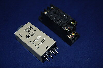 H3Y-2 3S Timer relay with PYF08A socket 220V AC 5A